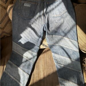 Ganni Men's Straight Blue Jeans